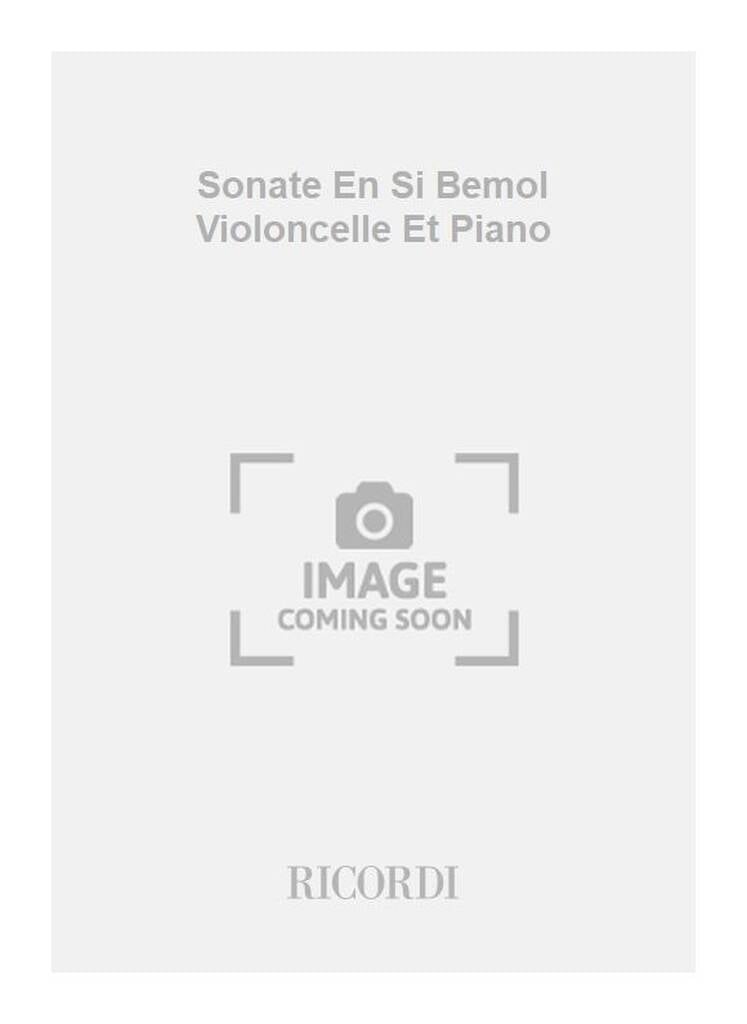 Sonate En Si Bemol Violoncelle Et Piano (Salmon